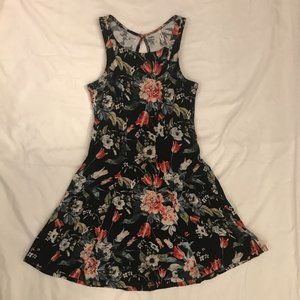 Black Floral Dress